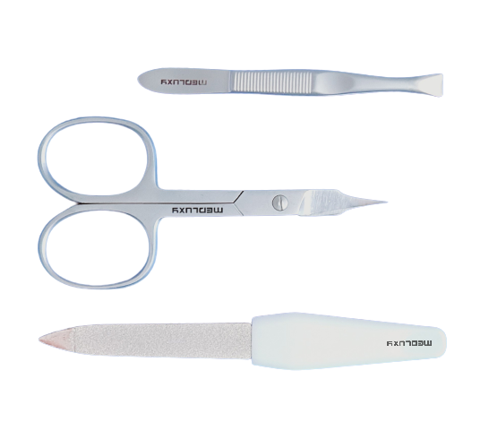 Medluxy - Manicure Set - 4 delig incl. etui